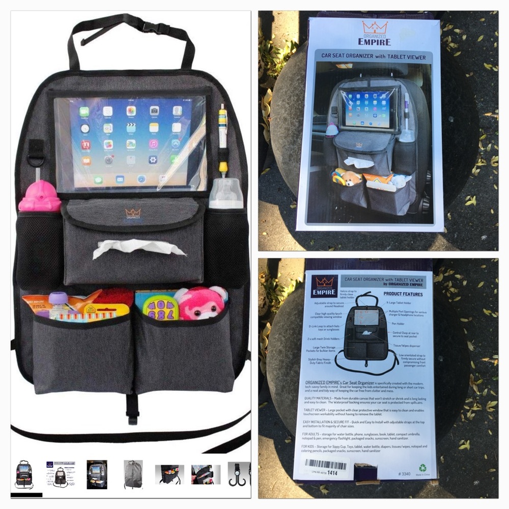 Car seat organizer